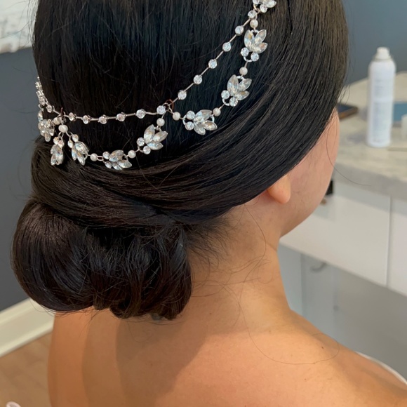 Crystal and Pearl Bridal Headpiece